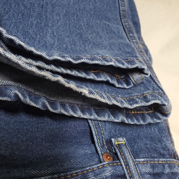 Levi's 550 Relaxed Fit Men's 40x30 Medium Wash Straight Leg Denim Blue Jeans - Picture 9 of 13